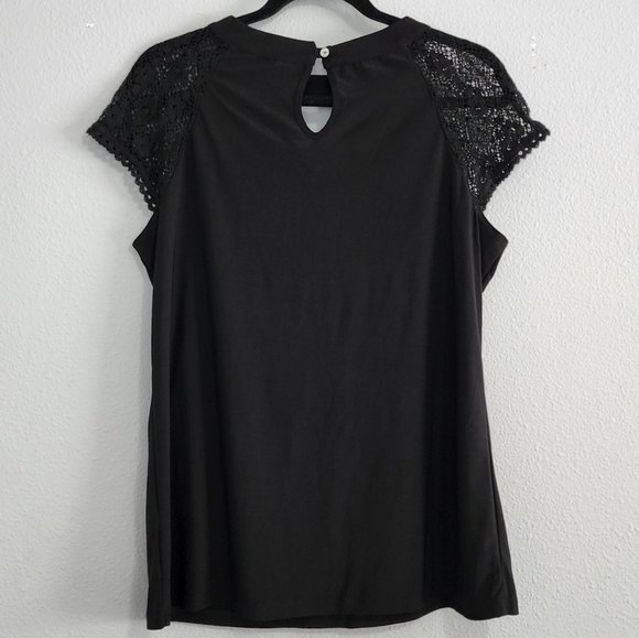 Perception concept short sleeve top in black size M - Picture 3 of 10